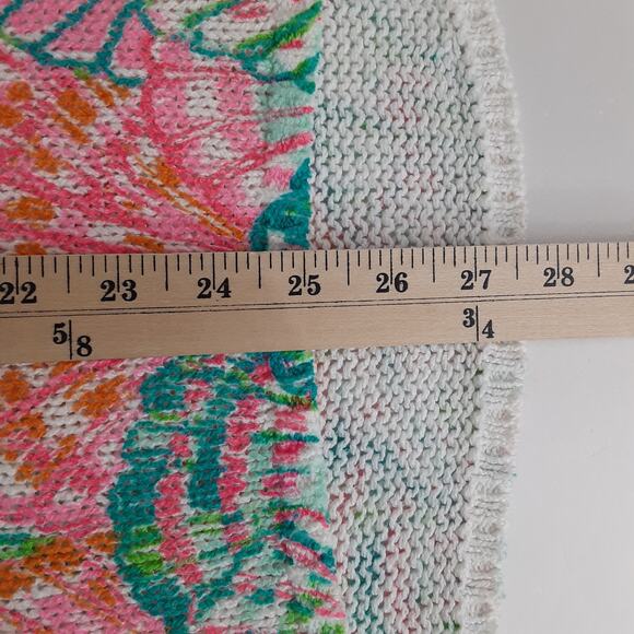 Lilly Pulitzer Small Armory Sweater Scoop Neck O Shello Womens M Ocean Seashell - Picture 8 of 9